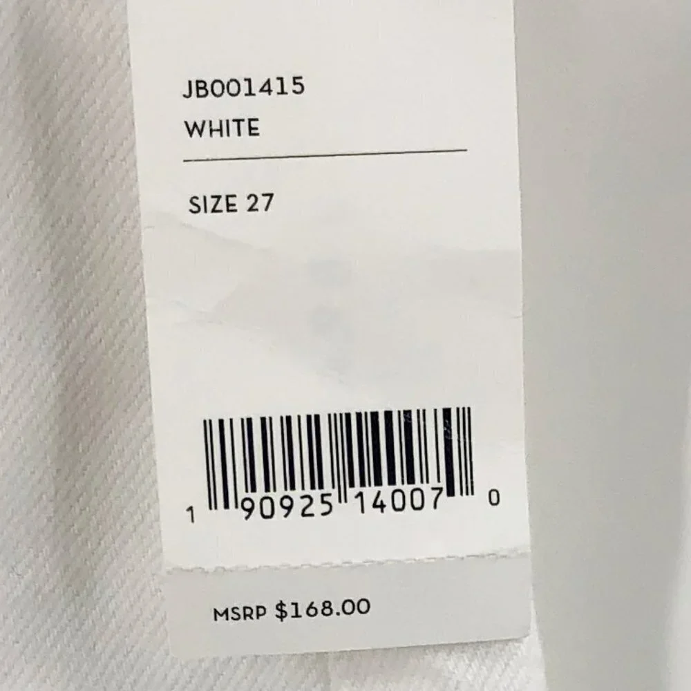✅ NWT J. BRAND BONNY MID RISE MINI SKIRT WHITE‎ SIZE 27